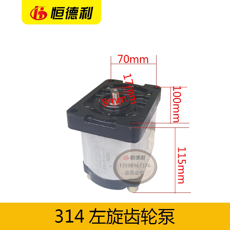 调直机油泵 液压钢筋数控调直机左旋泵 右旋泵 叶片泵 齿轮泵