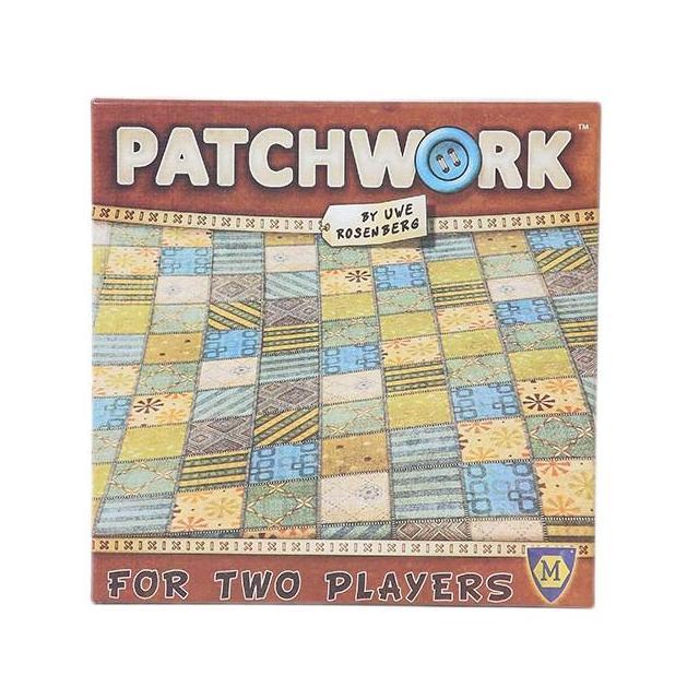 拼布大战 Patchwork英文版桌游补丁对战情侣休闲亲子卡牌游戏作