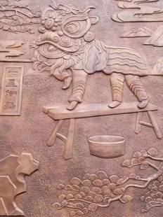 玻璃钢人物浮雕雕塑定制校园户外黄铜浮雕背景墙文化题材壁画雕像