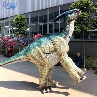 侏罗纪仿真恐龙模型穿戴皮套主题公园动物园户外互动游乐产品