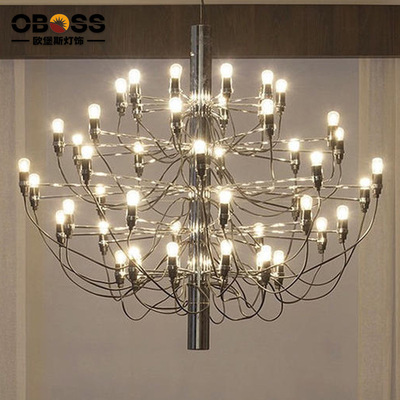 意大利大客厅吊灯工程现代展厅卧室餐厅复式楼梯设计师loft吊灯