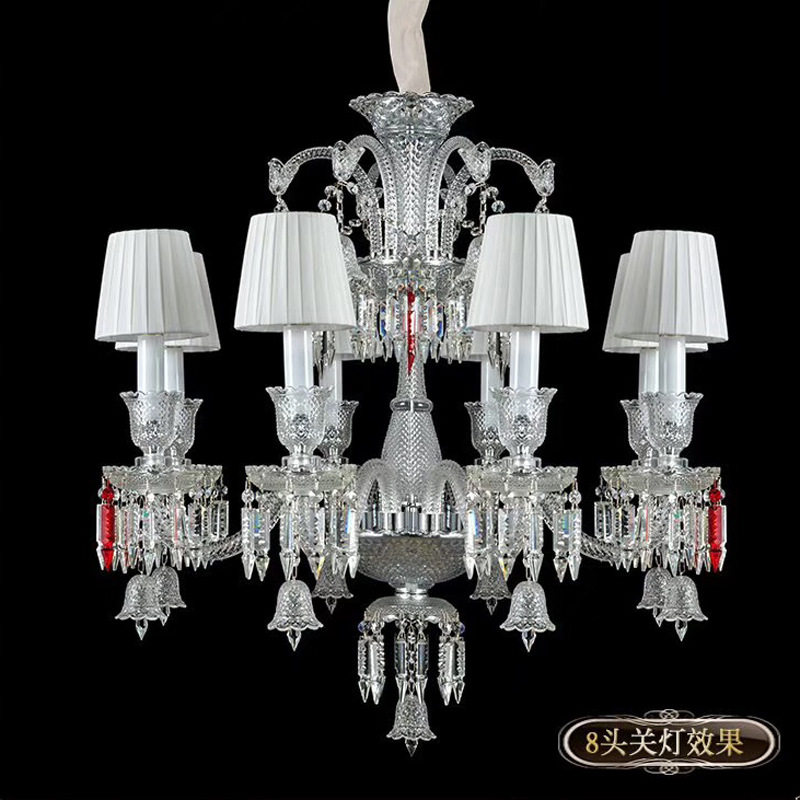 工程欧式水晶吊灯客厅灯饰简约现代蜡烛灯具美式餐厅卧室LED吊灯,家装灯饰光源,客厅吊灯,淘宝优惠券,粉丝福利购,淘宝优惠卷