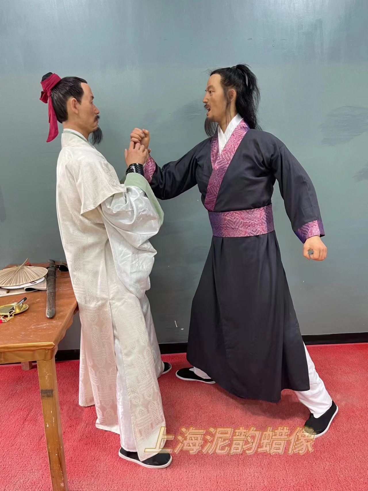 水浒传蜡像场景复原蜡像