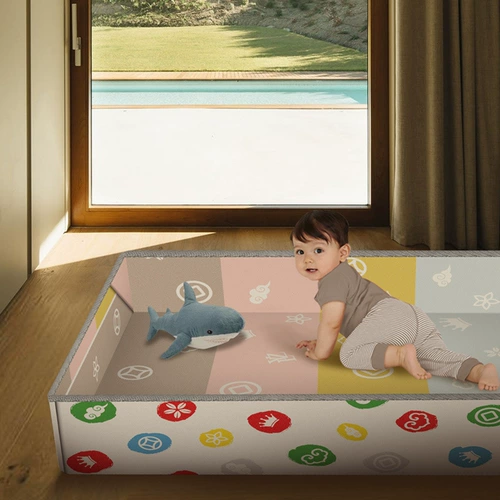 Детский игровой коврик для ползания, ковер для домашнего использования без запаха, домашний декор, защита при падении