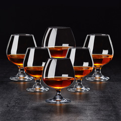 1VPR白兰地洋酒杯子威士忌酒杯套装水晶红酒杯家用欧式矮脚杯一套