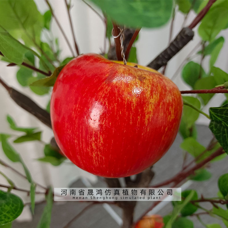 仿真红苹果装饰苹果树圣诞果假苹果仿真水果假水果模型
