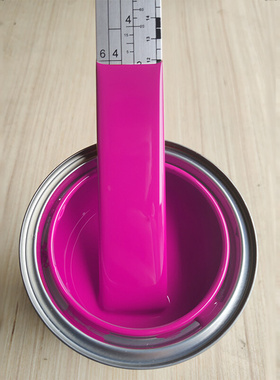 大红色粉红色橙红色油漆高光铁红防锈漆货车翻新工程金属中黄面漆