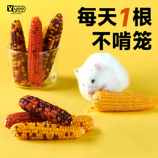 仓鼠粮食磨牙小玉米谷穗金丝熊龙猫豚鼠零食花枝鼠磨牙棒玩具用品