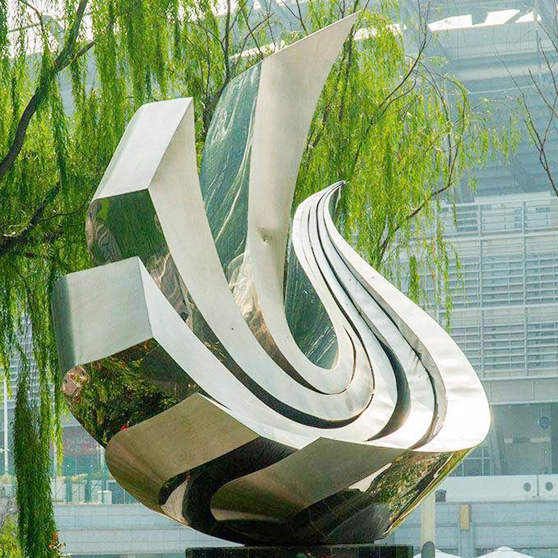 户外大型不锈钢雕塑定制玻璃钢雕塑商场公园小区景观园林摆件