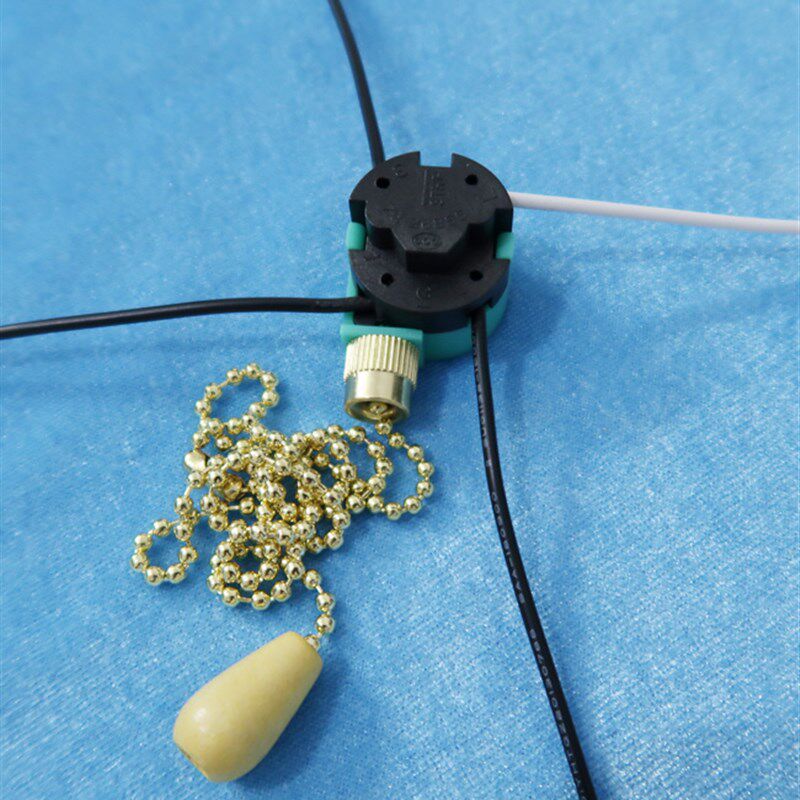 开关三档配件拉链调档拉线开关拉绳电风扇带电线吊扇灯调速修控i