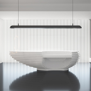 异形烤漆前台接待台酒店迎宾台服务台收银台美容院咨询台公司吧台