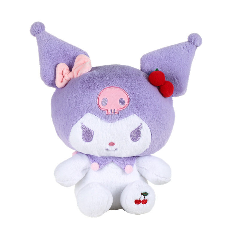 正版三丽鸥kuromi库洛米樱桃草莓毛绒公仔挂件可爱卡通玩偶包挂饰