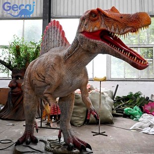 大型仿真恐龙模型恐龙园酒店房地产展览雕塑机械电动棘龙定制