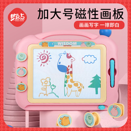 儿童画画板磁力彩色涂鸦磁性，家用小孩幼儿玩具，宝宝可擦写字绘画屏