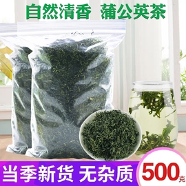 蒲公英茶通乳腺女性浦，公英特级野生散装长白山蒲公英500g