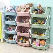 hộp nhựa ht17 Kệ bếp sàn nhựa nhiều lớp giỏ đựng đồ chơi cung cấp bộ phận nhỏ lưu trữ trái cây và rau lưu trữ giỏ - Trang chủ hộp đựng sữa bột