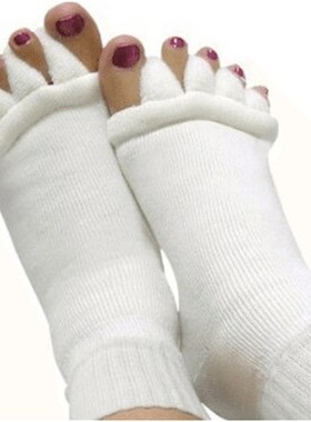 1 pair five toe socks fingers toe separator foot alignment p