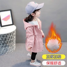 衣服潮 4小童洋气风衣秋季 女宝宝外套春秋女1 3岁两2公主2018新款