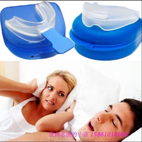 Mouth Guard Stop Teeth Grinding Anti Snoring Bruxism with Ca