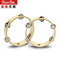 Nhạc cụ gõ nóng bằng gỗ tambourine nhẫn trẻ nhỏ dạy nhạc đồ chơi nhẫn tambourine / chuông reo - Đồ chơi nhạc cụ cho trẻ em đàn piano đồ chơi cho trẻ em