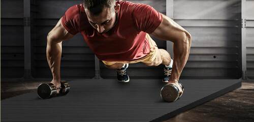 Enlarged Fitness Mat Yoga Mat Men Gym Exercise Foam Non-Slip