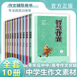 当当网正版书籍智慧背囊全套10册小学版初中高中满分作文素材中考高考优秀作文书大全初中生课外阅读书籍七八九年级语文写作书