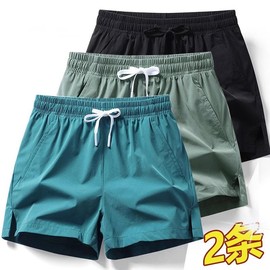 运动短裤男2024夏季美式三分大裤衩，宽松透气薄款冰丝速干裤子