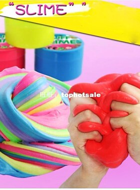 multicolor fluffy foam clay e for kids sss relief int