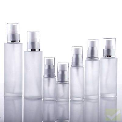 Cosmetic bottling Glass spray bottle fine mist pressing