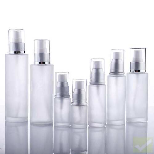 Cosmetic bottling Glass spray bottle fine mist pressing