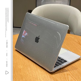 寻壳适用满天星苹果macbookair保护壳mac笔记本2023款电脑pro套macpro14寸13简约airm2透黑色M1配件硬16mbp15