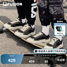 FILA FUSION斐乐帆布鞋情侣鞋子女鞋夏季运动鞋男鞋休闲男士板鞋