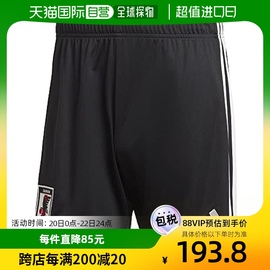 日本直邮Adidas阿迪达斯 男款足球运动短裤 日本代表款 黑色L