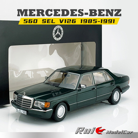 118德国奔驰，原厂benz560selv1261985-1991合金仿真汽车模型