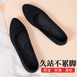 老北京布鞋女软底工装上班久站不累脚防滑黑色职业工作鞋