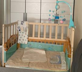 定制婴儿床bb床护栏加高儿，童床栏增高宝宝防护栏实木加高围栏杆