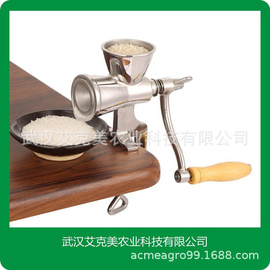 手摇咖啡磨豆机手动磨粉机，不锈钢固定花椒芝麻，胡椒研磨器