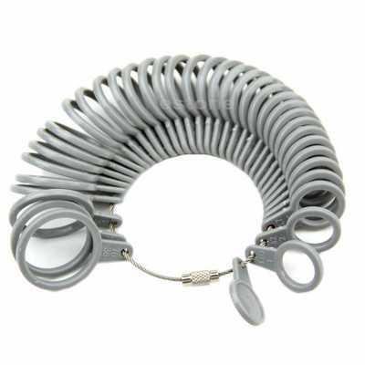 Finger Ring Sizer Measure Gauge Size Basic Jewelry Tool Plas