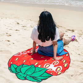 海边铺地垫超大游泳沙滩布披纱沙滩毯沙滩巾铺地，沙滩垫海边披巾