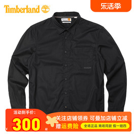 Timberland添柏岚户外男款休闲运动口袋式翻领长袖衬衫A69JD