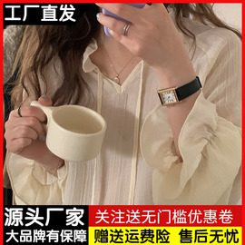 法式超仙蕾丝打底衫女内搭显瘦上衣早春季洋气百搭长袖雪纺衫