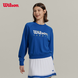 Wilson威尔胜春季女士Sideline运动套头卫衣美式复古网球服