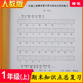 人教版一二三四五年级上下册单元期末总复习重点难点考专项练习