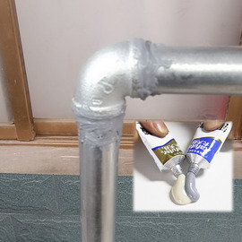 不锈钢修补钢管漏水堵漏胶水强力耐高温高压钢铁水管管道补漏神器