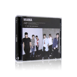 exo-m1stminialbummama专辑cd，光盘+歌词写真本+签名小卡片