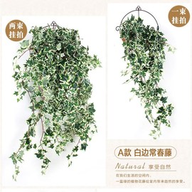 翰茜仿真绿萝藤条仿真植物墙配材高档M壁挂仿真藤蔓常春叶子