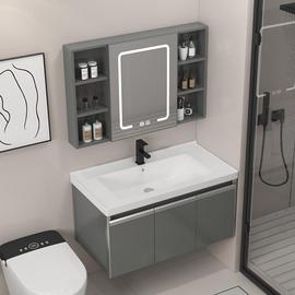 蜂窝铝浴室柜组合卫生间，洗脸盆洗漱台厕所，洗手池台面陶瓷水盆北欧