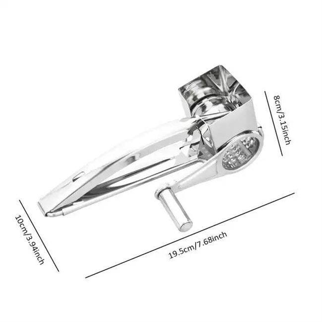 4 PCS Set Cheese Grater Hand-operated Rotary 奶酪芝士刨丝器