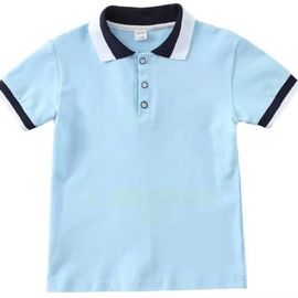 幼儿园园服蓝色polo衫t恤红色中小学生班服儿童短袖，t恤纯棉红色夏