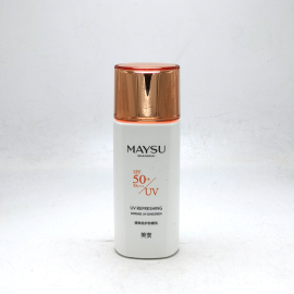 美素清爽倍护防晒乳spf50+pa+++美白防晒霜不油腻户外化妆品50g